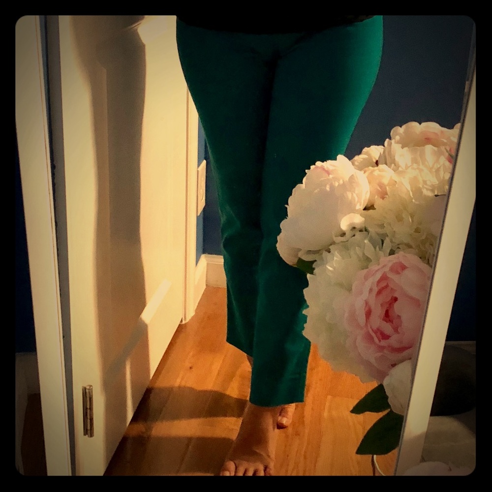 WHBM, Teal Perfect Form Pants